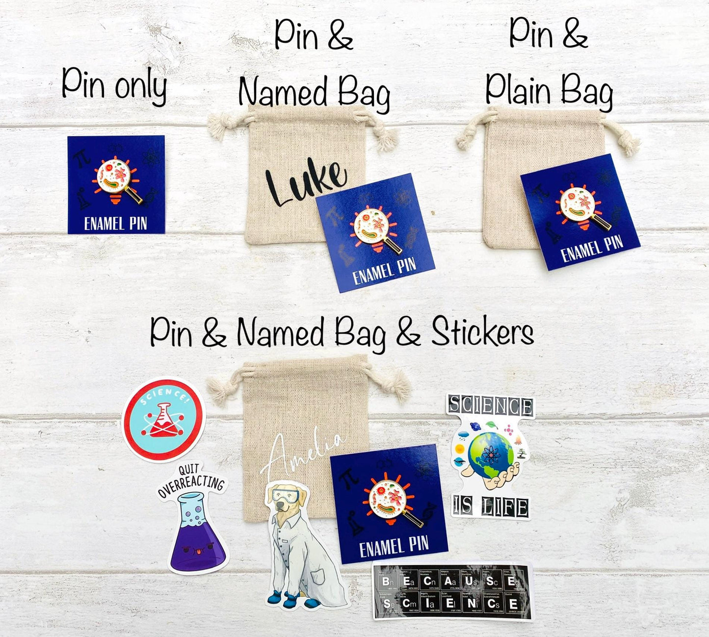 Science Enamel Pin Chemistry, University Badge, Science Teacher gift- chemist- physicist gift! Secret Santa, Stocking Filler, Christmas Gift