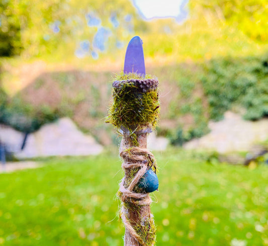 Fairy Wand- Natural Crystal Woodland Fairy Wand- Magic Wand - perfect Tooth Fairy Gift