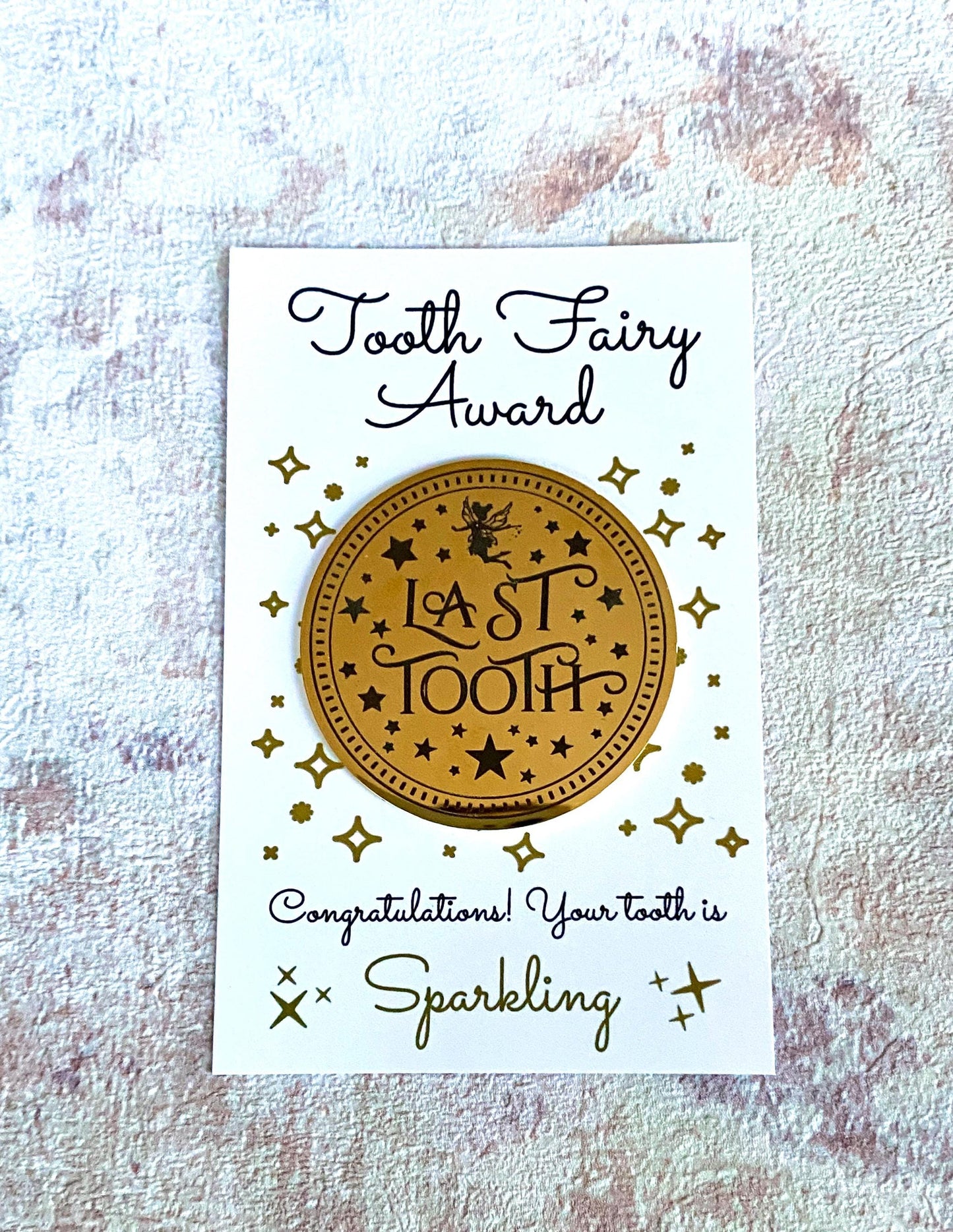 Final Milk Tooth Fairy, Last Baby Tooth Fairy - Final Tooth Collection Fairy Set- Tooth Fairy Gifts - Last Tooth Collection