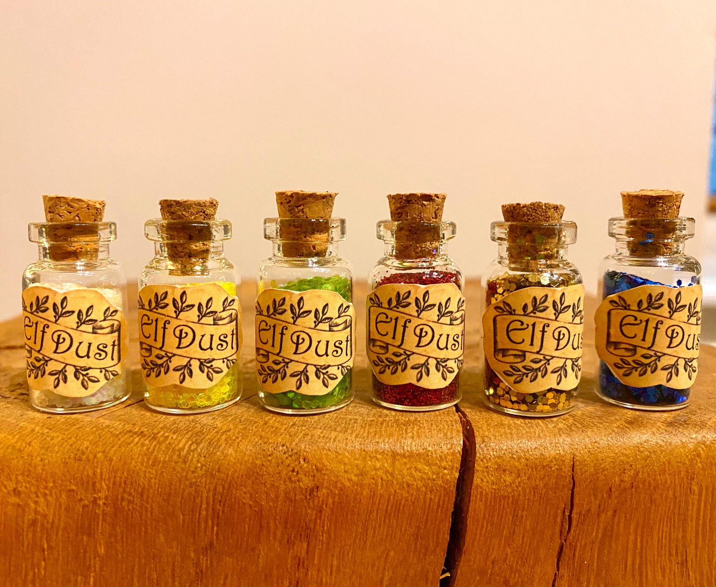 Elf Dust mini bottles- Stocking Filler, Christmas Eve Box gift