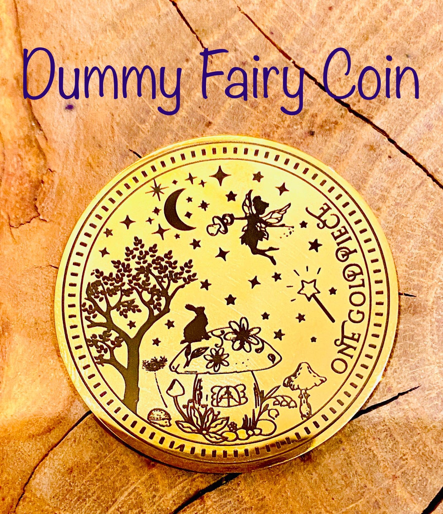 DUMMY FAIRY Receipt, Fairy Gold Coin & Dummy Fairy Medal! Soother Fairy, Soother Fairy Coin! Pacifier Fairy Gold Coin, Binky Fairy Medal