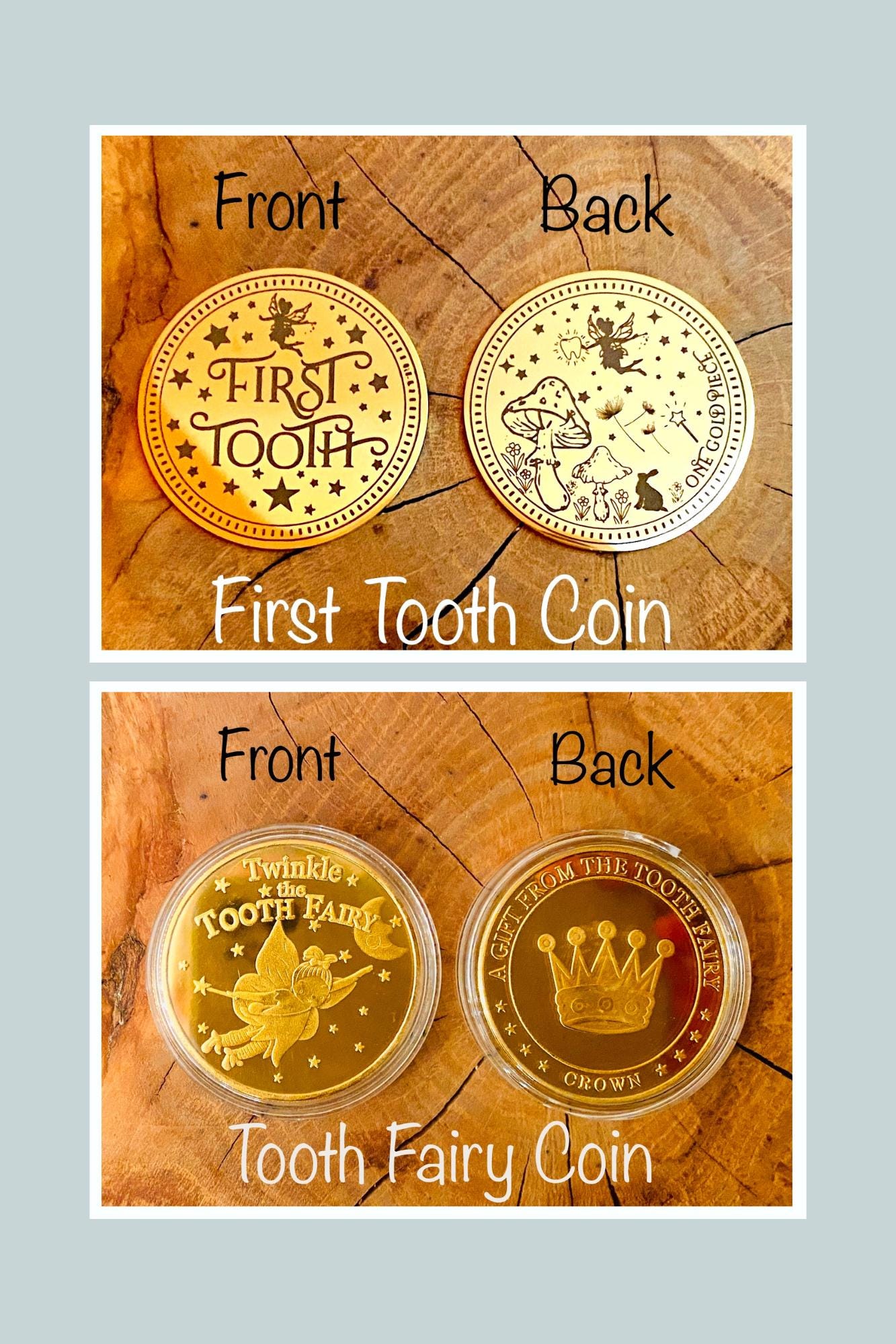 FAIRY FRIEND Tooth Fairy Kit With Tooth Fairy Gifts. PersonalIsed Tooth Fairy Letter. Tooth Fairy Set, Fairy Gold Coin, (1st Tooth Fairy)