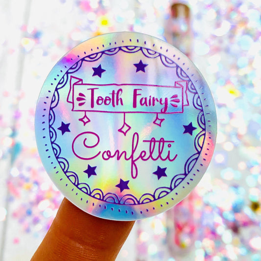 Tooth Fairy Confetti- leave a glittering, magical trail showing where The Tooth Fairy landed when collecting your child’s tooth! First Tooth