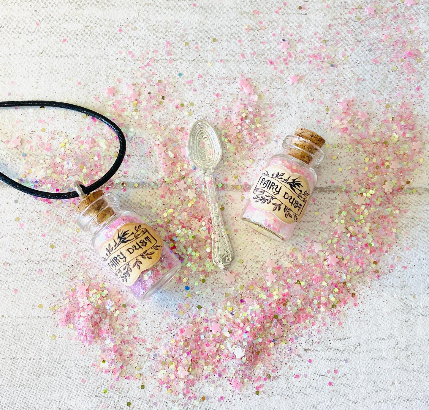 Make Your Own FAIRY DUST -perfect gift from the Tooth Fairy or Fairy Party Bag Fillers, mini Fairy Dust Bottles, Fairy Birthday Gift