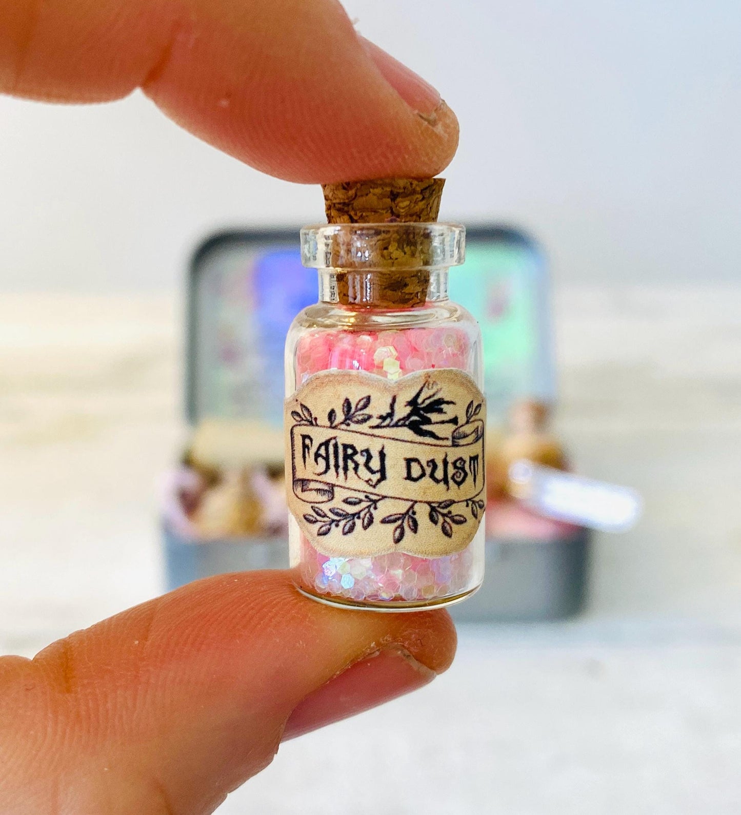 Make Your Own FAIRY DUST -perfect gift from the Tooth Fairy or Fairy Party Bag Fillers, mini Fairy Dust Bottles, Fairy Birthday Gift