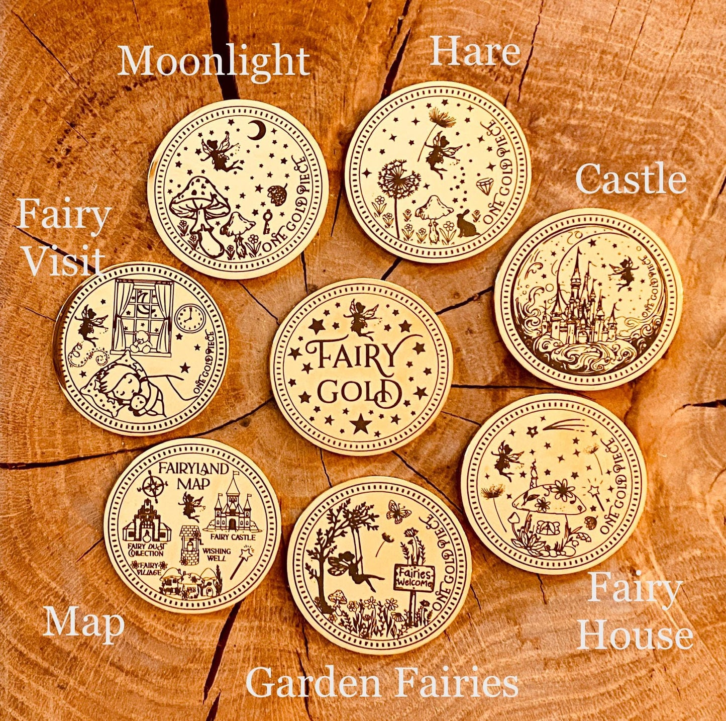 Fairy Door Key with Fairy Letter from your Visiting Fairy and little Fairy Door Gifts! Have Fairy Visits all year round! Fairy Penpal