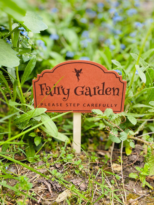 Fairy Garden Sign- protect your Garden Fairies from being disturbed by Big People!