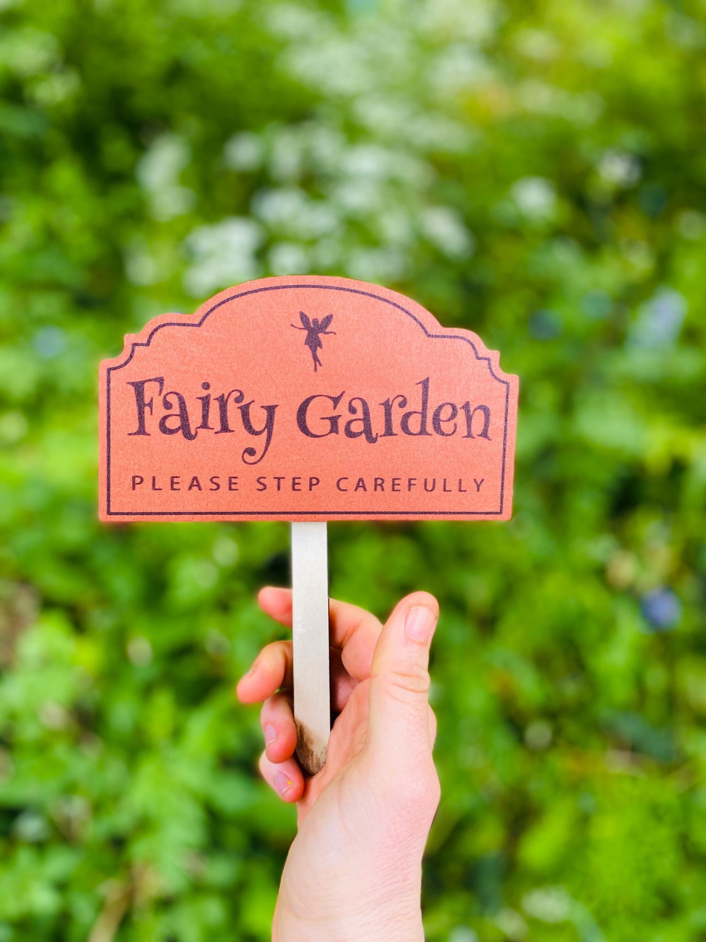 Fairy Garden Sign- protect your Garden Fairies from being disturbed by Big People!