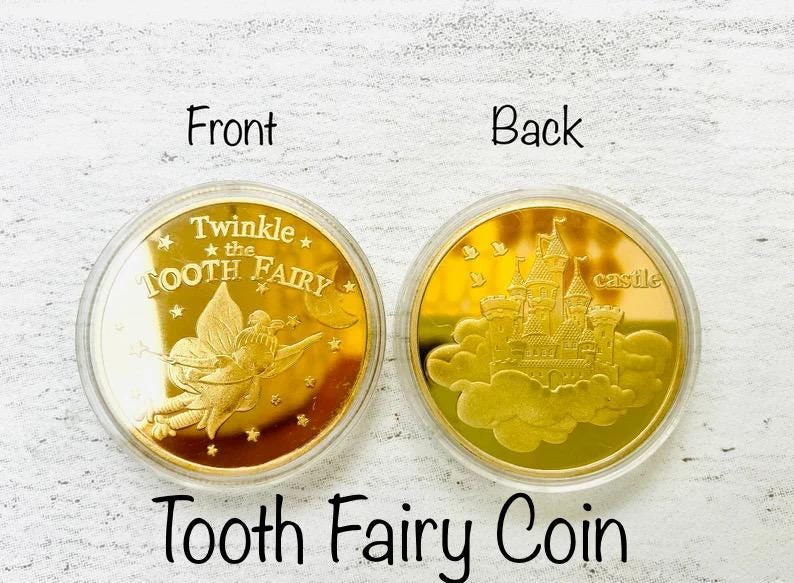 Tooth Fairy Letter with Tooth Fairy Gifts. Tooth Fairy Kit & Tooth Fairy Gold Coin. First Lost Tooth Fairy Visit! Tooth Fairy Set
