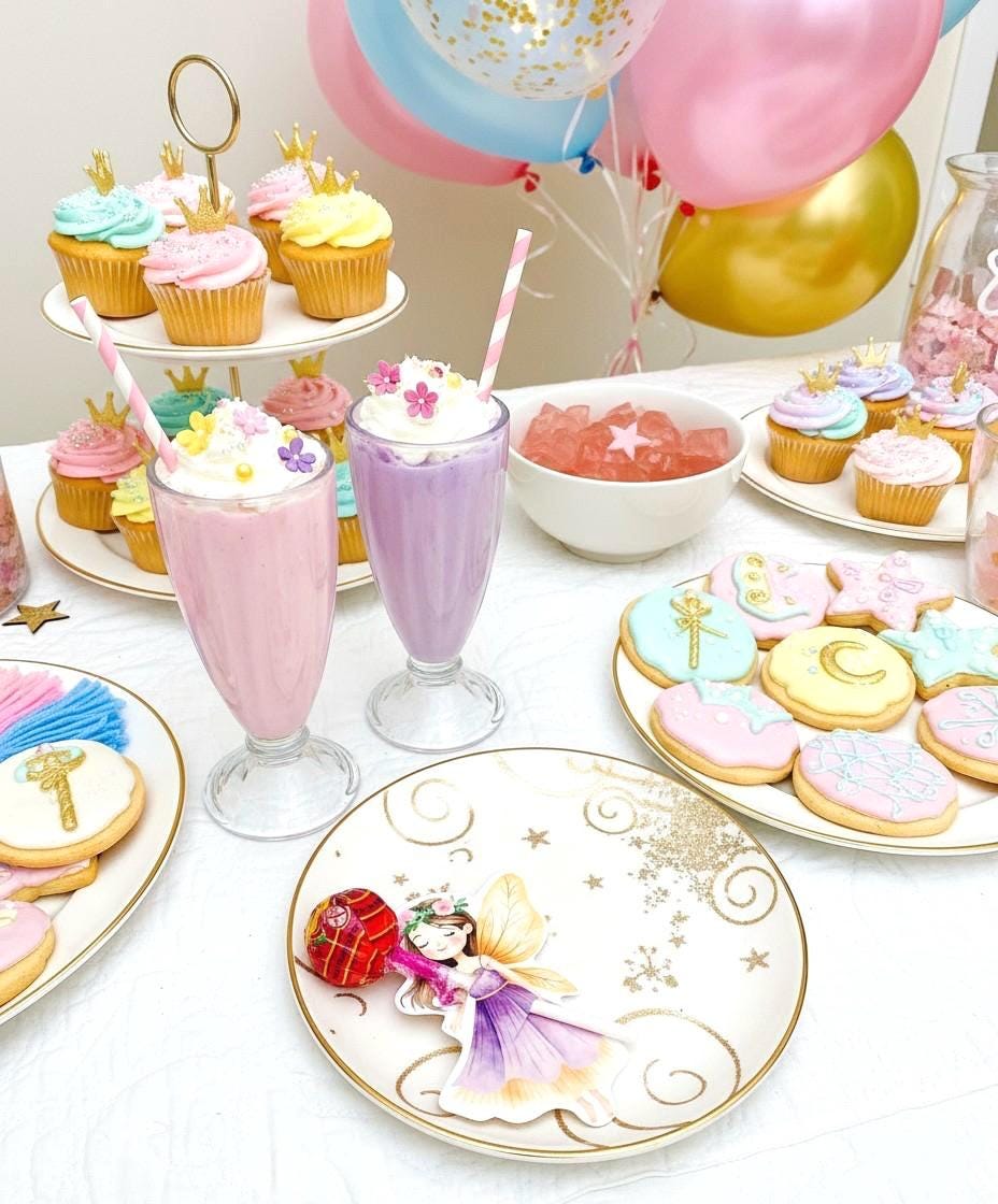 Fairy Party Favours Lollipops - Table Decorations - Party Bag Fillers, Birthday Favors