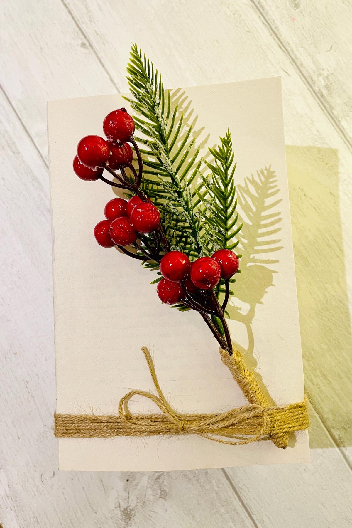 Personalized Christmas Book Stack Ornament: Festive Upcycled Book Decor