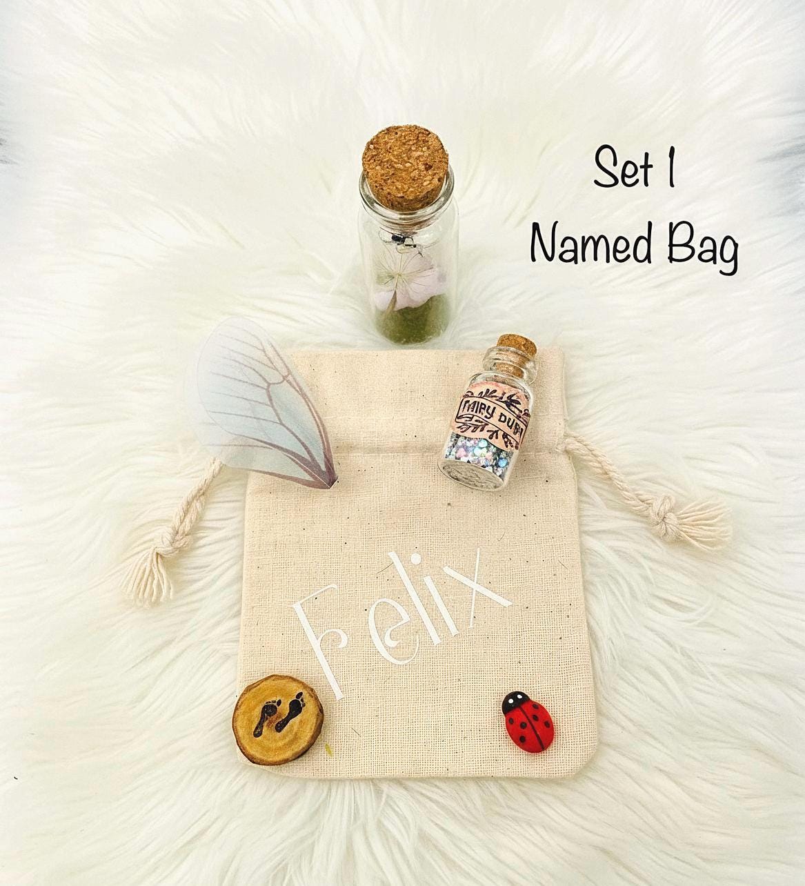 Tooth Fairy Letter- Tiny Tooth Fairy Kit with message in a bottle- Dandelion in a bottle Tooth Fairy Set