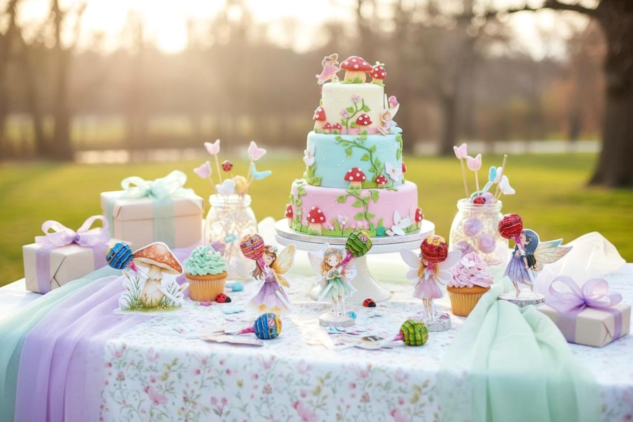 Fairy Party Favours Lollipops - Table Decorations - Party Bag Fillers, Birthday Favors