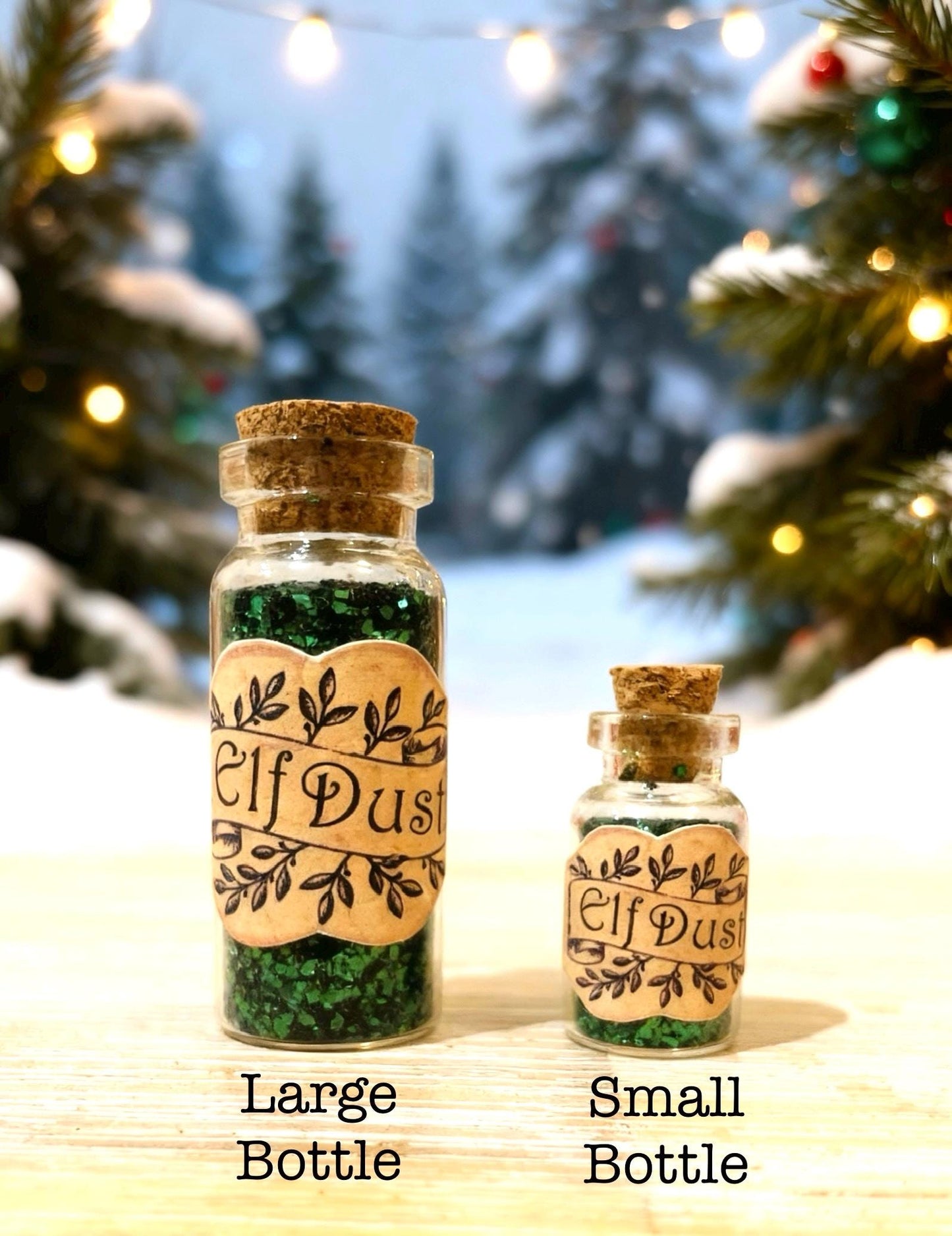 ELF DUST mini bottles- exciting Stocking Filler or Christmas Eve Box gift! Encourage your Christmas Elf back!