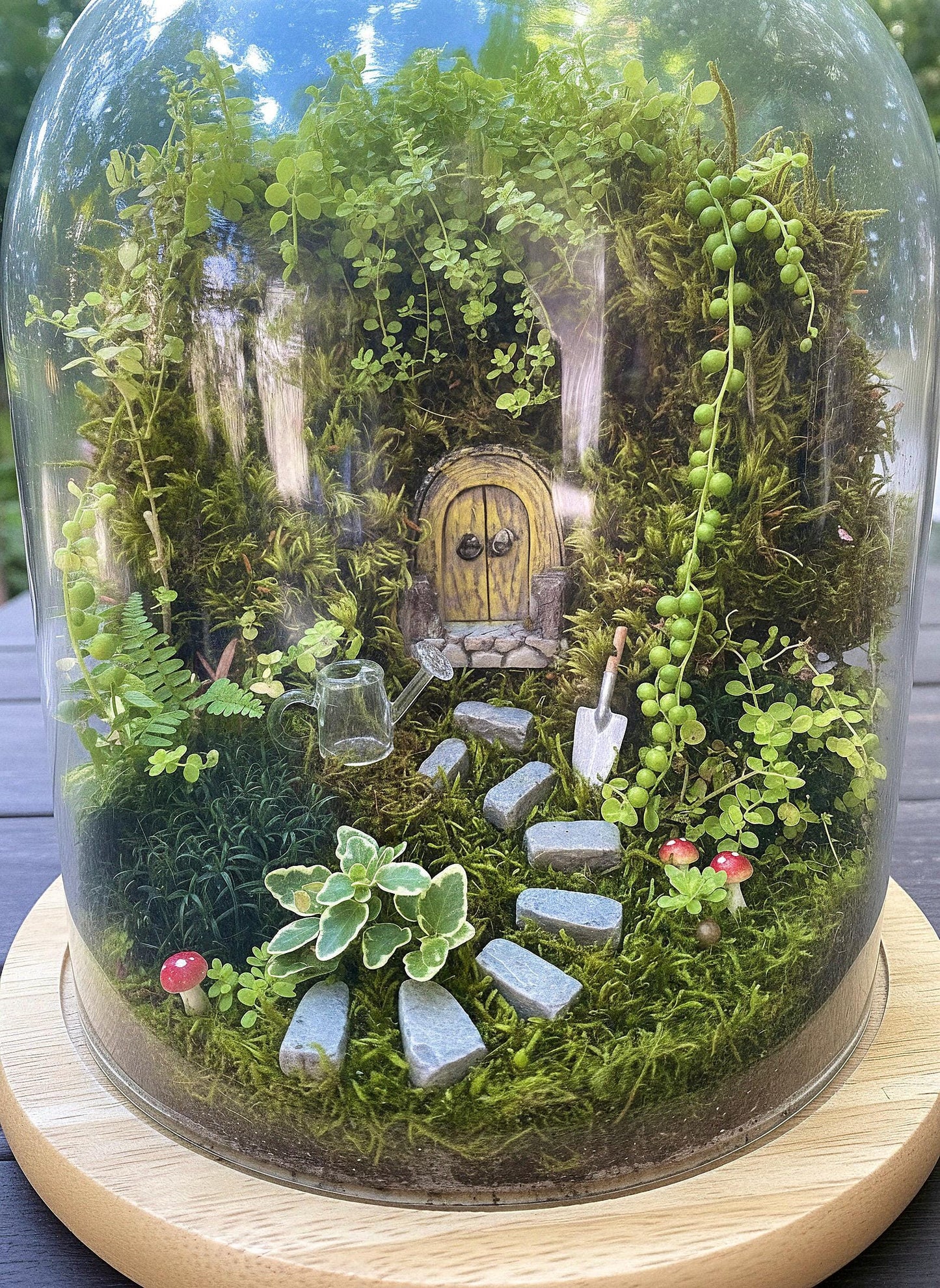 Miniature Fairy Doors for Fairy Garden Supplies. Mini resin doors for terrarium. Tiny DIY Fairy Garden Home.