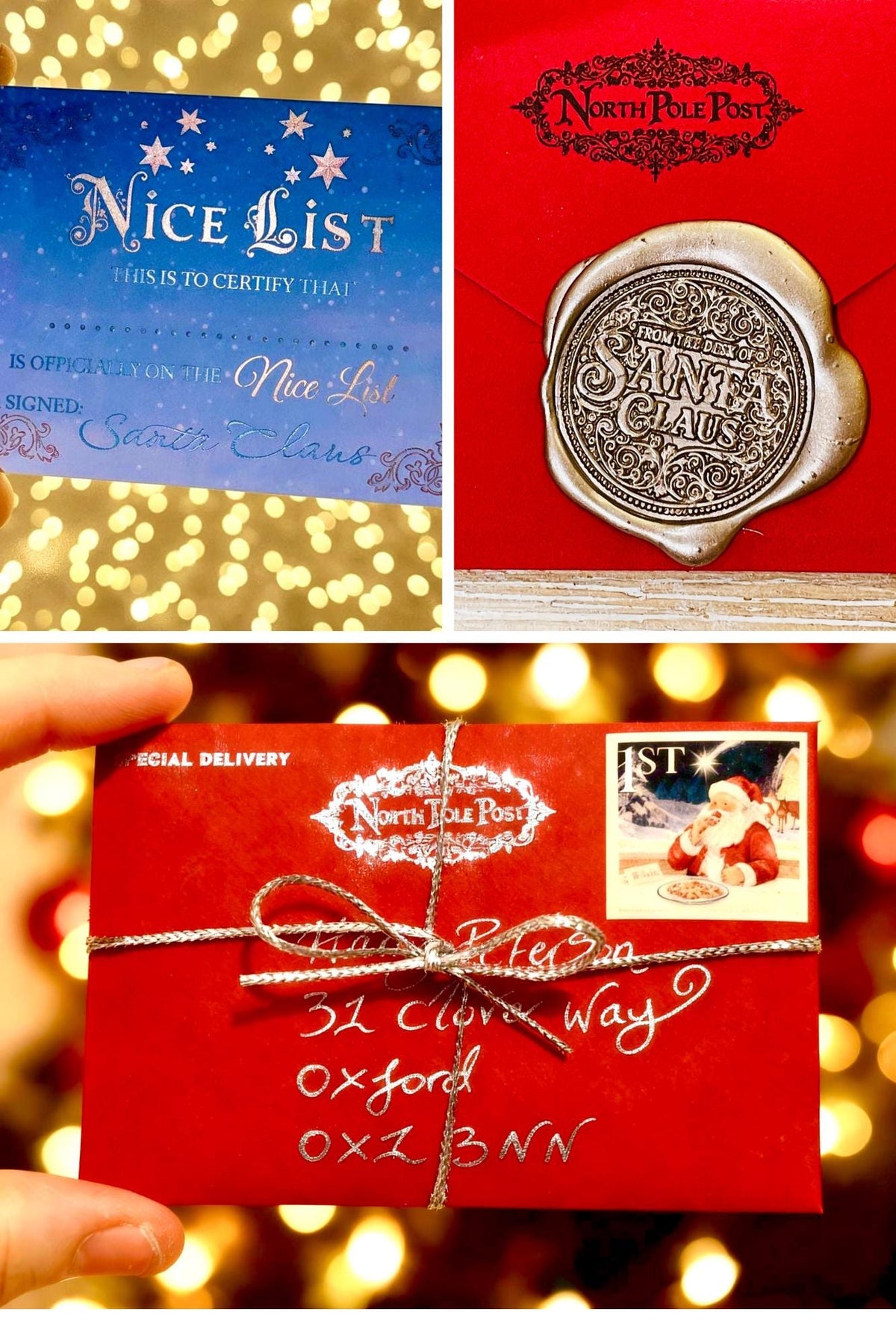 DELUXE Milk & Cookies Santa Coin | Proof of Santa’s Visit for leaving on your Santa Plate | Reindeer Food Thank you coin | Christmas Eve