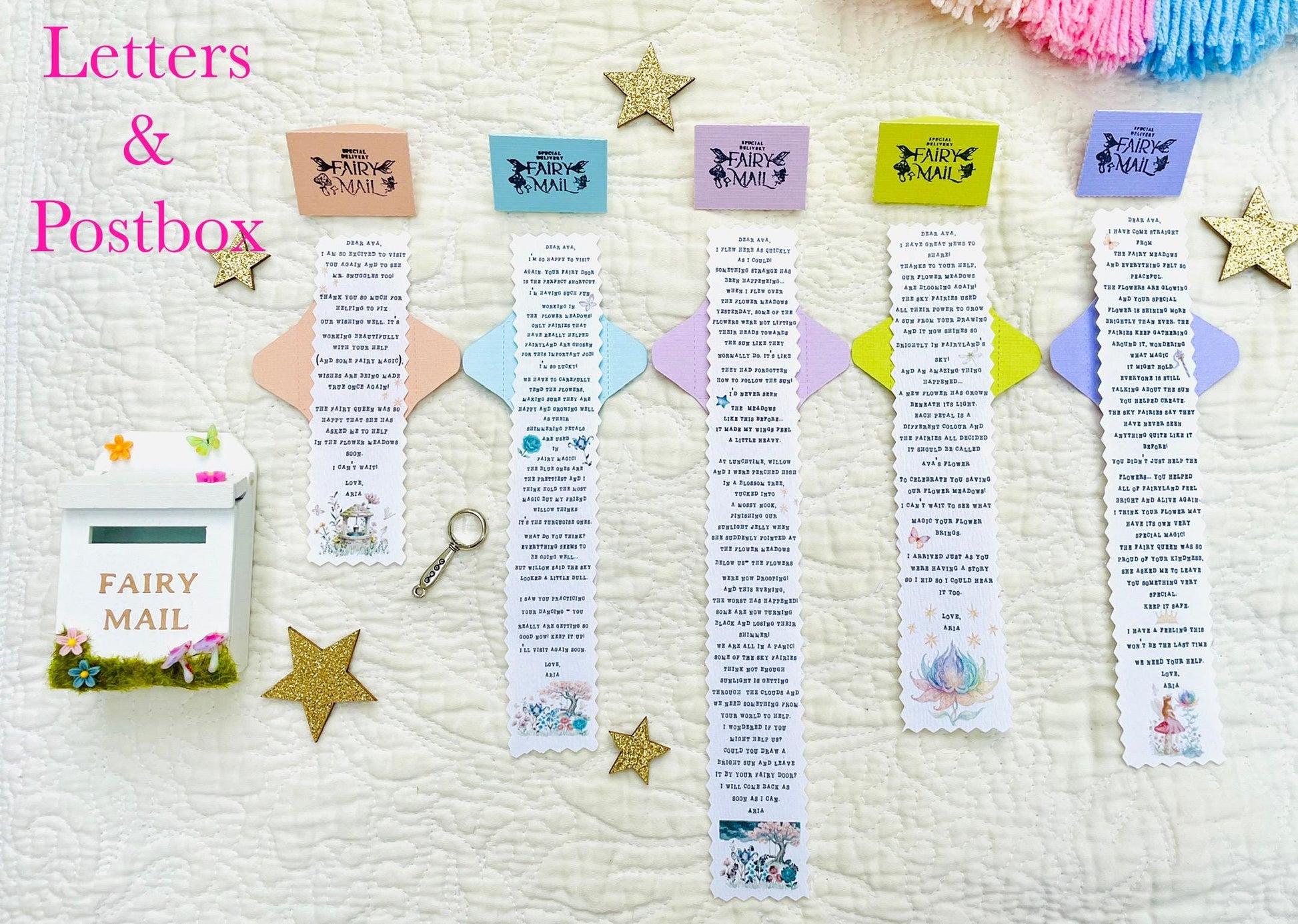 Personalised Fairy Adventure Letters | Aria’s Flower Meadows Adventure (Part 2) | Interactive Fairy Mail | Fairy Door Gifts | Fairy Mail