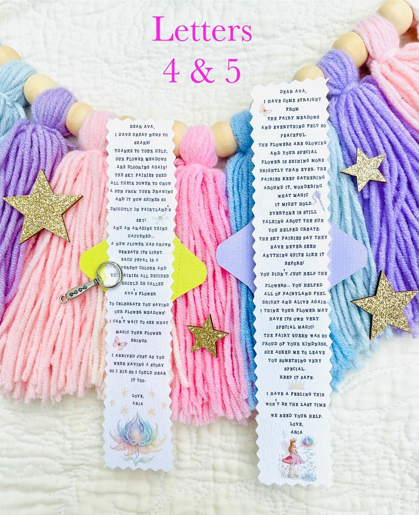 Personalised Fairy Adventure Letters | Aria’s Flower Meadows Adventure (Part 2) | Interactive Fairy Mail | Fairy Door Gifts | Fairy Mail