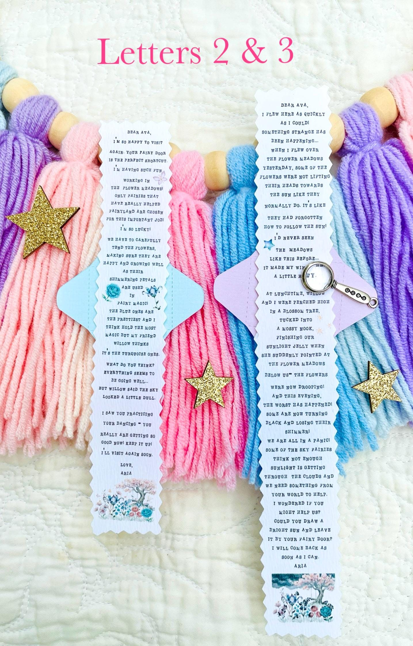 Personalised Fairy Adventure Letters | Aria’s Flower Meadows Adventure (Part 2) | Interactive Fairy Mail | Fairy Door Gifts | Fairy Mail