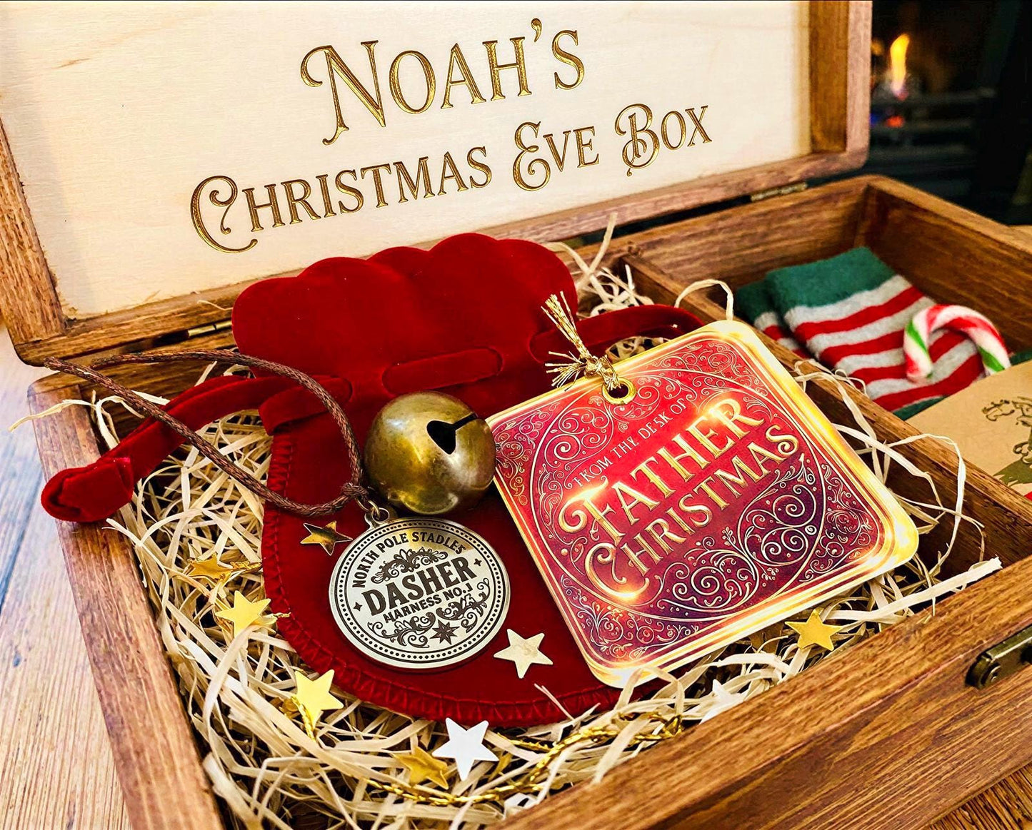 Lost REINDEER HARNESS BELL- Discover why Santa chose his Reindeer! Christmas Eve Box Gift | Stocking Filler