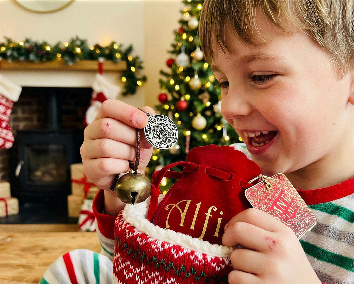 Lost REINDEER HARNESS BELL- Discover why Santa chose his Reindeer! Christmas Eve Box Gift | Stocking Filler