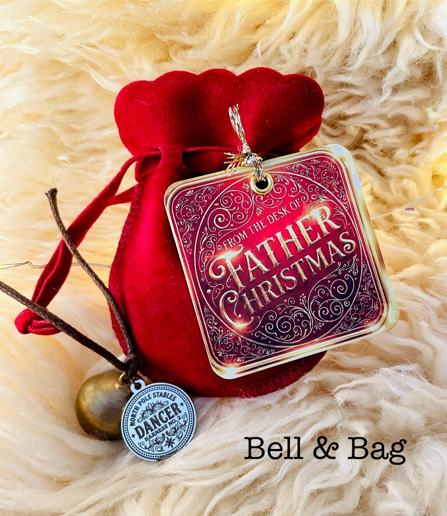Lost REINDEER HARNESS BELL- Discover why Santa chose his Reindeer! Christmas Eve Box Gift | Stocking Filler