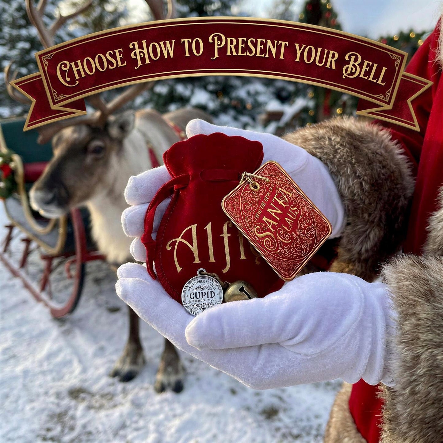 Lost REINDEER HARNESS BELL- Discover why Santa chose his Reindeer! Christmas Eve Box Gift | Stocking Filler