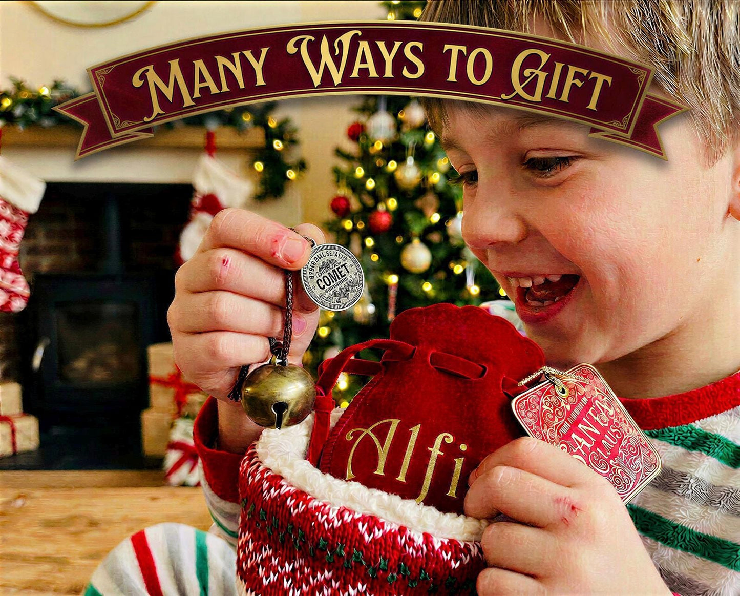 Lost REINDEER HARNESS BELL- Discover why Santa chose his Reindeer! Christmas Eve Box Gift | Stocking Filler