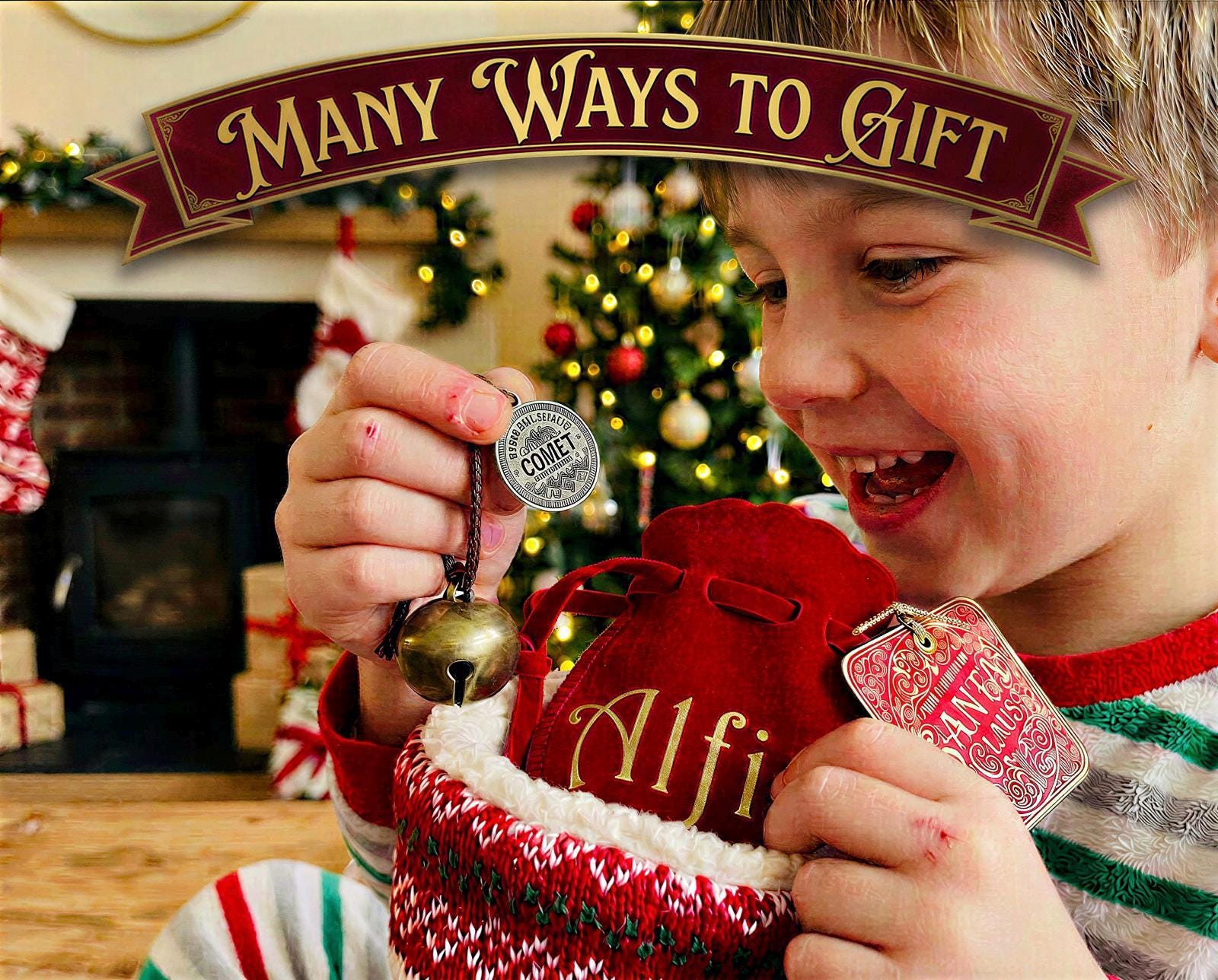 Lost REINDEER HARNESS BELL- Discover why Santa chose his Reindeer! Christmas Eve Box Gift | Stocking Filler