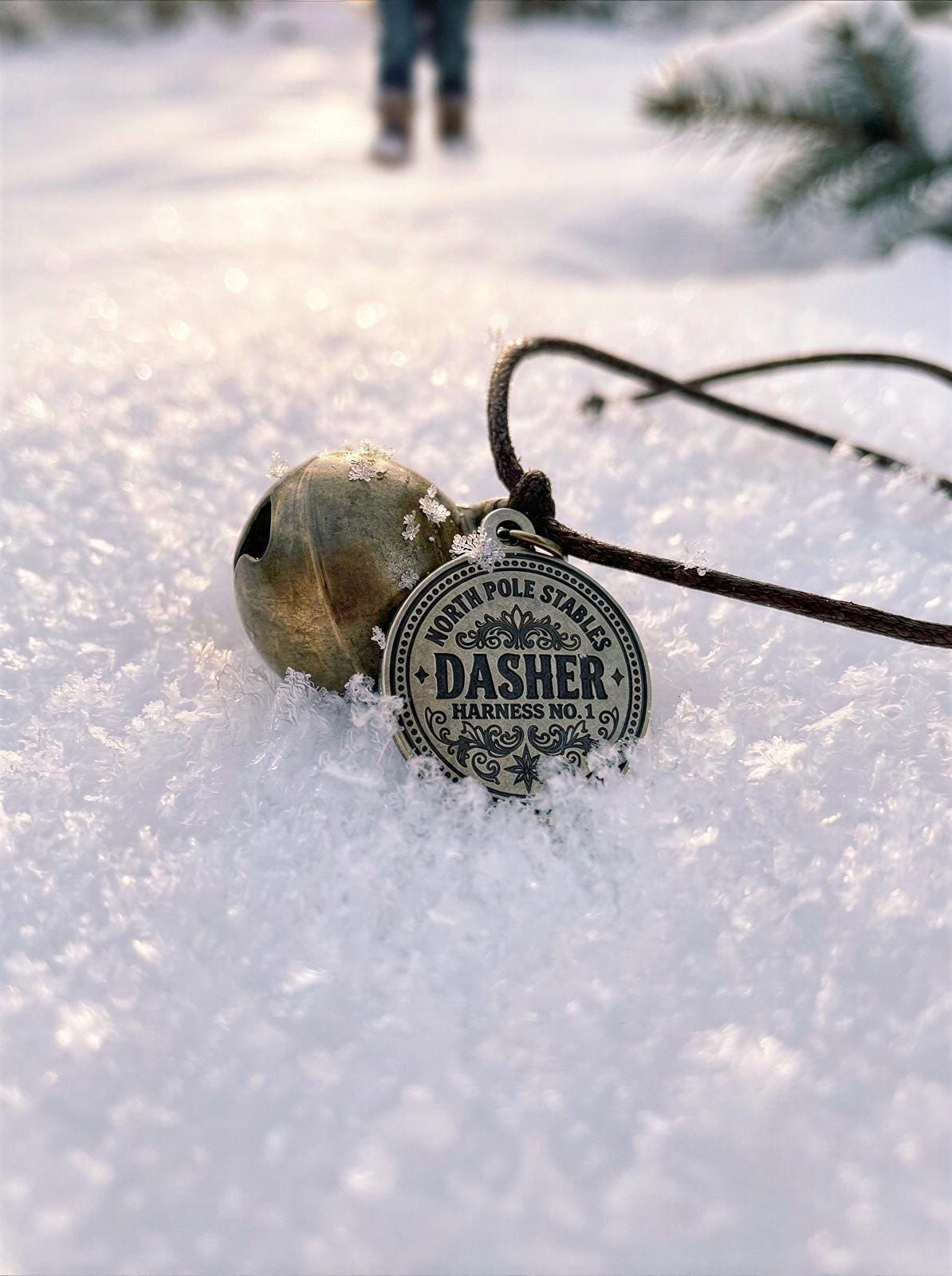 Lost REINDEER HARNESS BELL- Discover why Santa chose his Reindeer! Christmas Eve Box Gift | Stocking Filler
