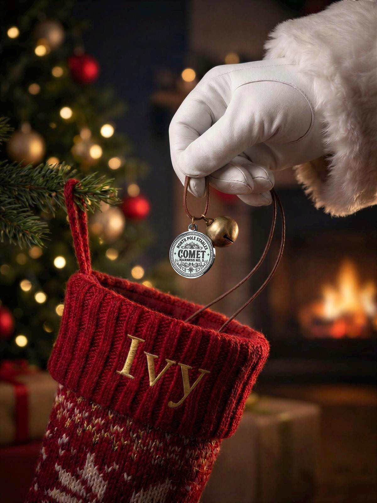 Lost REINDEER HARNESS BELL- Discover why Santa chose his Reindeer! Christmas Eve Box Gift | Stocking Filler