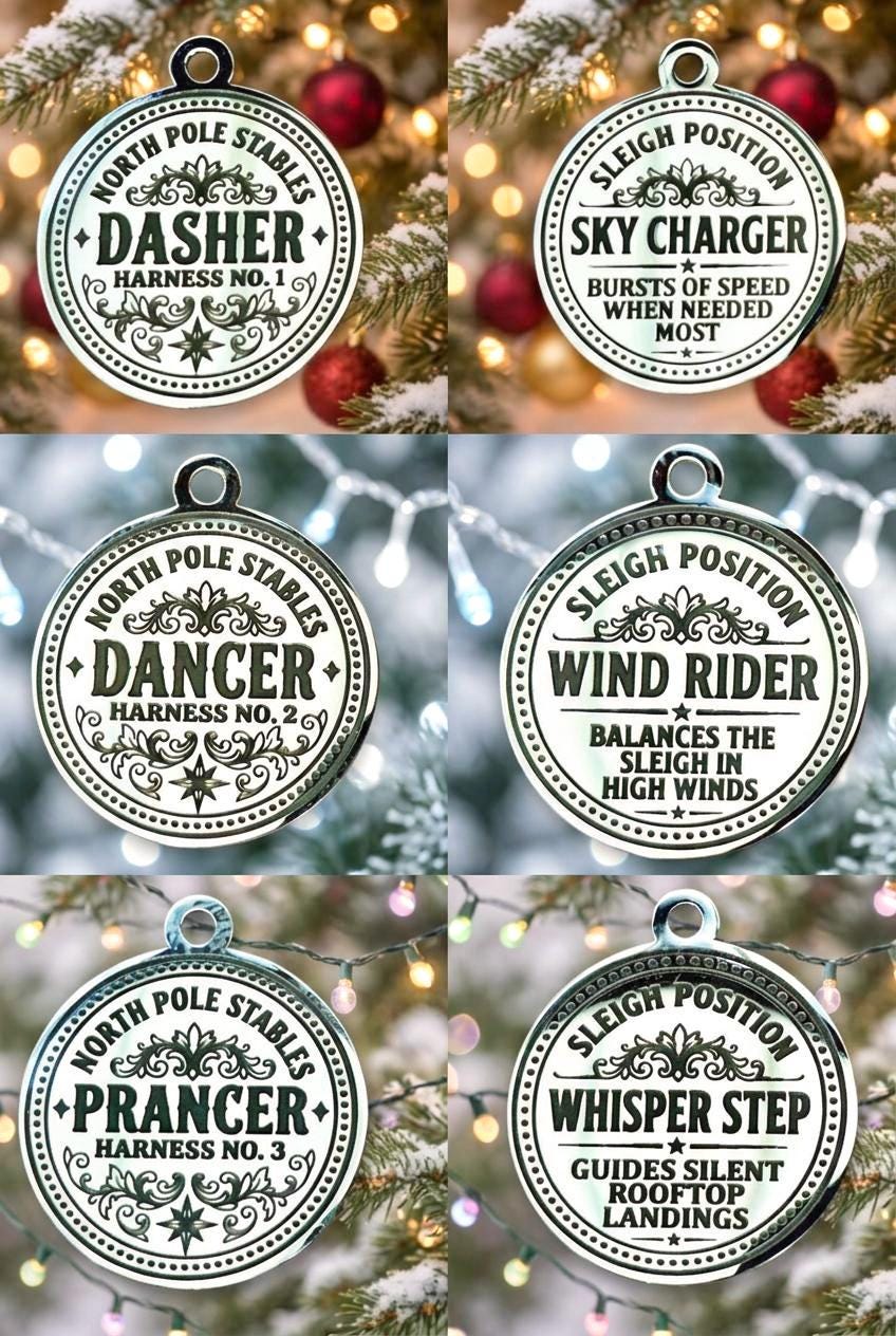 Lost REINDEER HARNESS BELL- Discover why Santa chose his Reindeer! Christmas Eve Box Gift | Stocking Filler