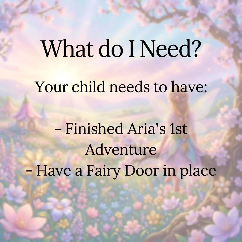 Personalised Fairy Adventure Letters | Aria’s Flower Meadows Adventure (Part 2) | Interactive Fairy Mail | Fairy Door Gifts | Fairy Mail