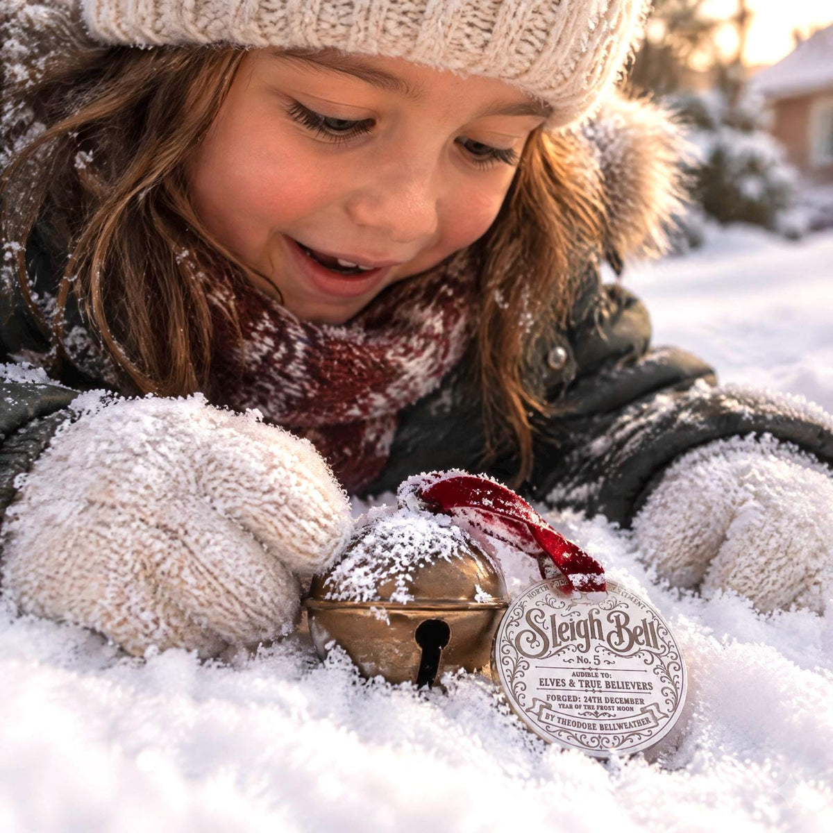 Santa Sleigh Bell & Reindeer Bell, fallen from the Sleigh | Christmas Morning Discovery | Santa Proof | Father Christmas True Believer Bell