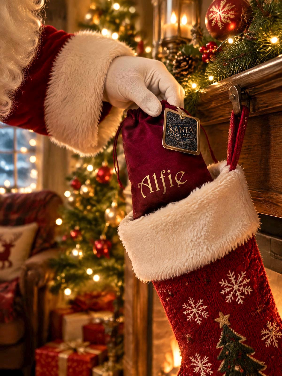 Santa Sleigh Bell & Reindeer Bell, fallen from the Sleigh | Christmas Morning Discovery | Santa Proof | Father Christmas True Believer Bell