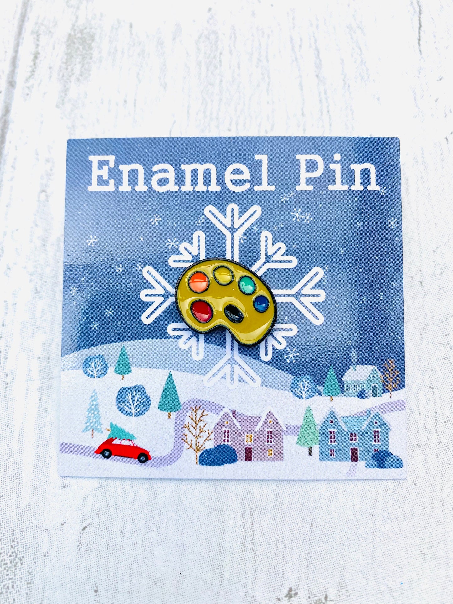 OTHER STYLES Artists, painter enamel pin- great Christmas gift. Artist badge, Lapel