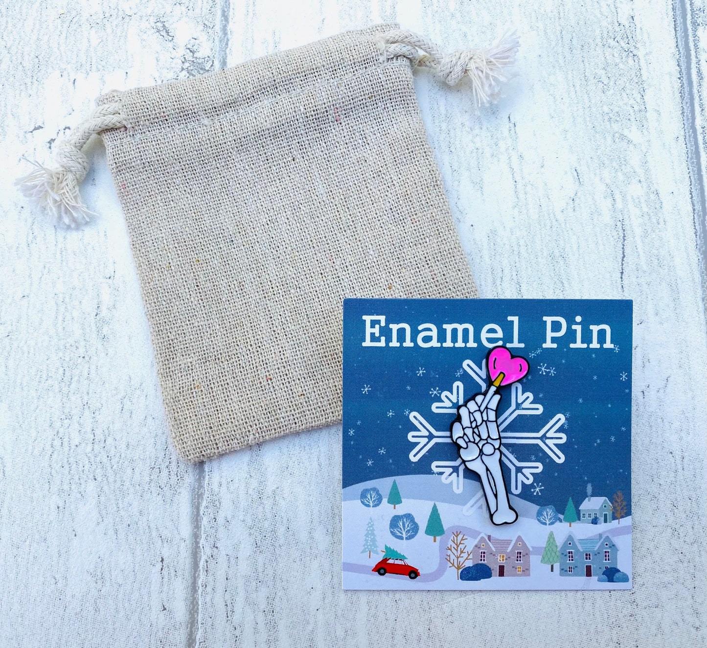 Halloween enamel pin - Romantic Gothic Punk Enamel Pin - Mystic Gothic Punk Badge, Lapel -Christmas Gift