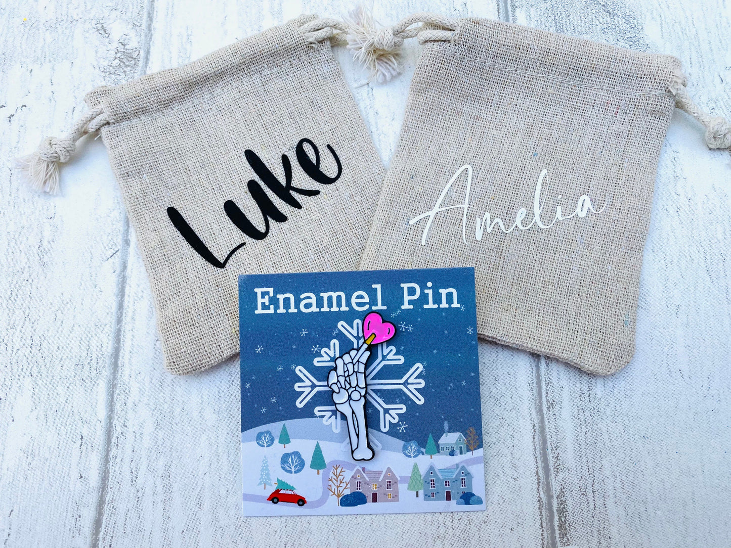 Halloween enamel pin - Romantic Gothic Punk Enamel Pin - Mystic Gothic Punk Badge, Lapel -Christmas Gift