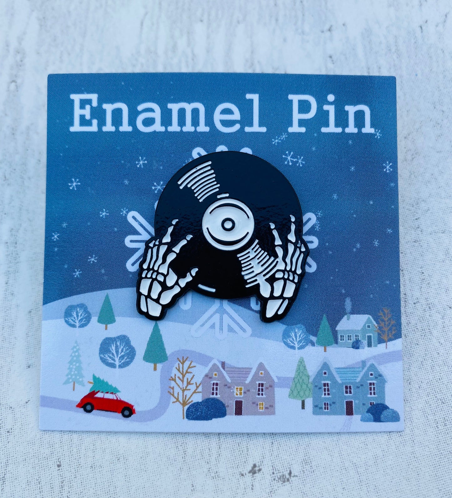 Halloween enamel pin - Music Gothic Enamel Pin - Mystic Gothic Punk Badge, Lapel -Christmas Gift