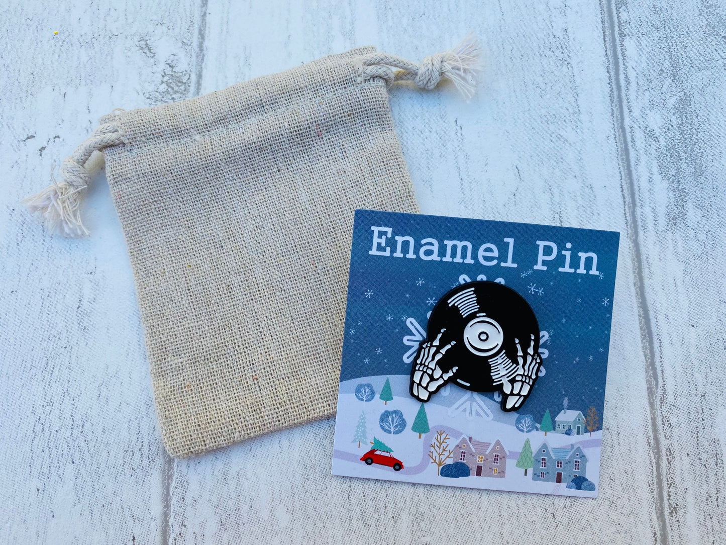 Halloween enamel pin - Music Gothic Enamel Pin - Mystic Gothic Punk Badge, Lapel -Christmas Gift