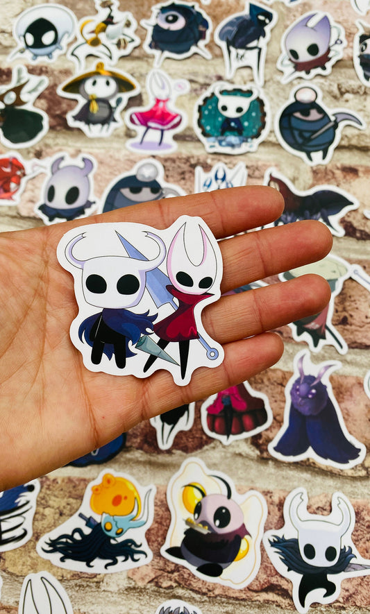 Hollow Knight Waterproof Stickers- Hornet, Shade, Grub- vinyl stickers