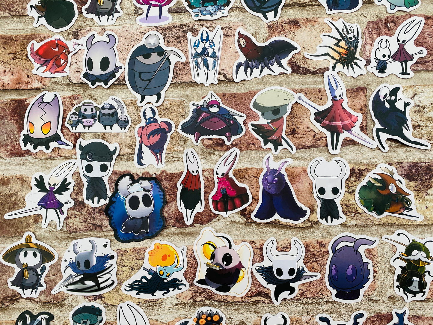 Hollow Knight Waterproof Stickers- Hornet, Shade, Grub- vinyl stickers