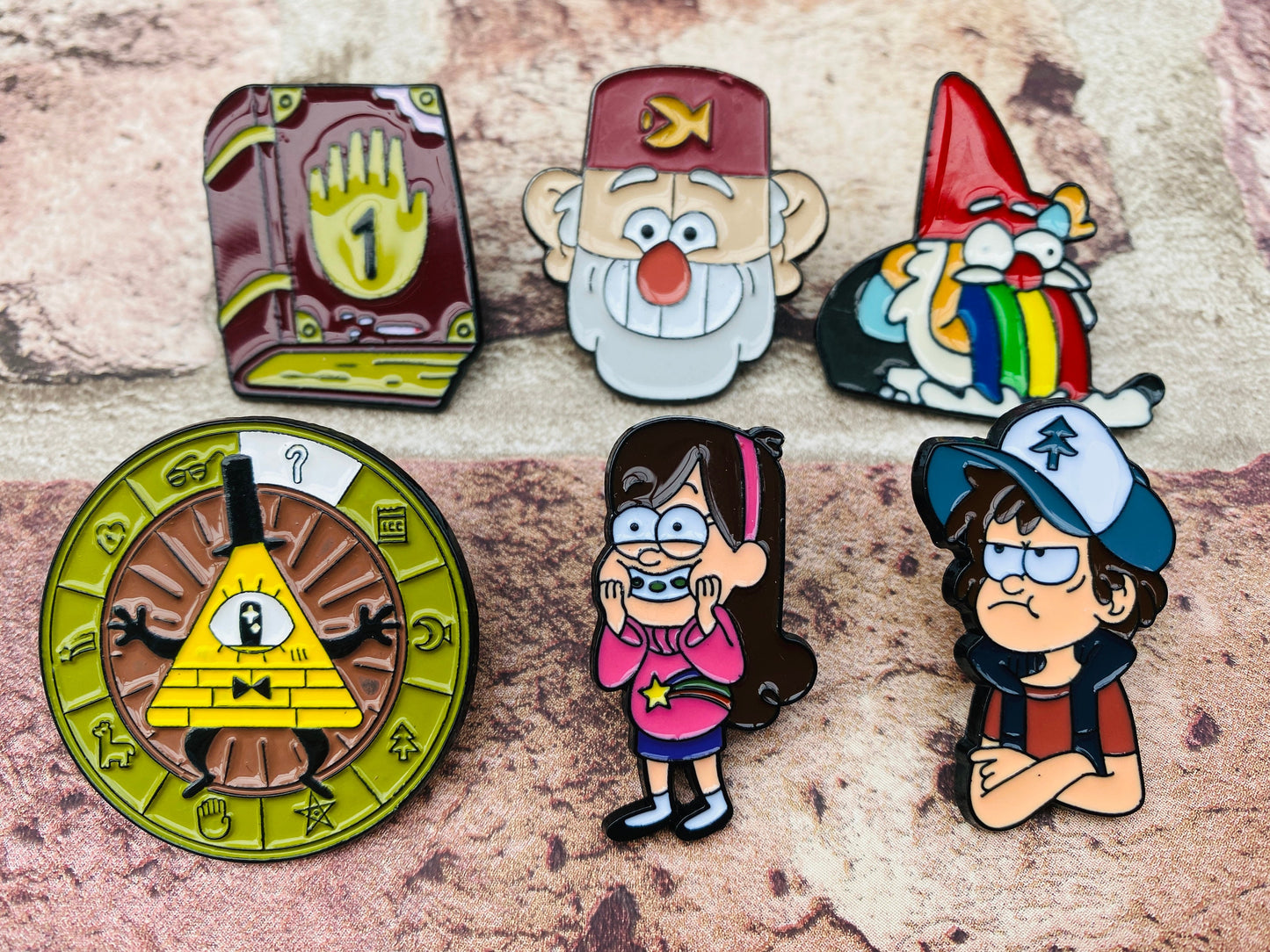 Gravity Falls Enamel Pin- Festive Badge- Lapel