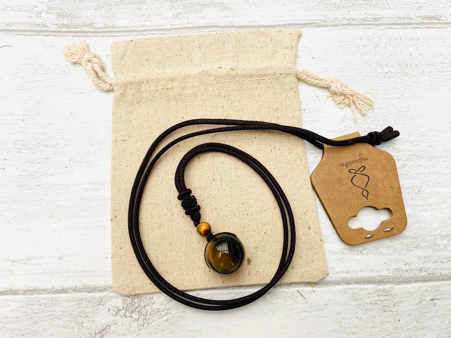 Tiger’s Eye Stone Pendant. Healing Necklace. Beautiful Tiger Stones. Lucky Amulet