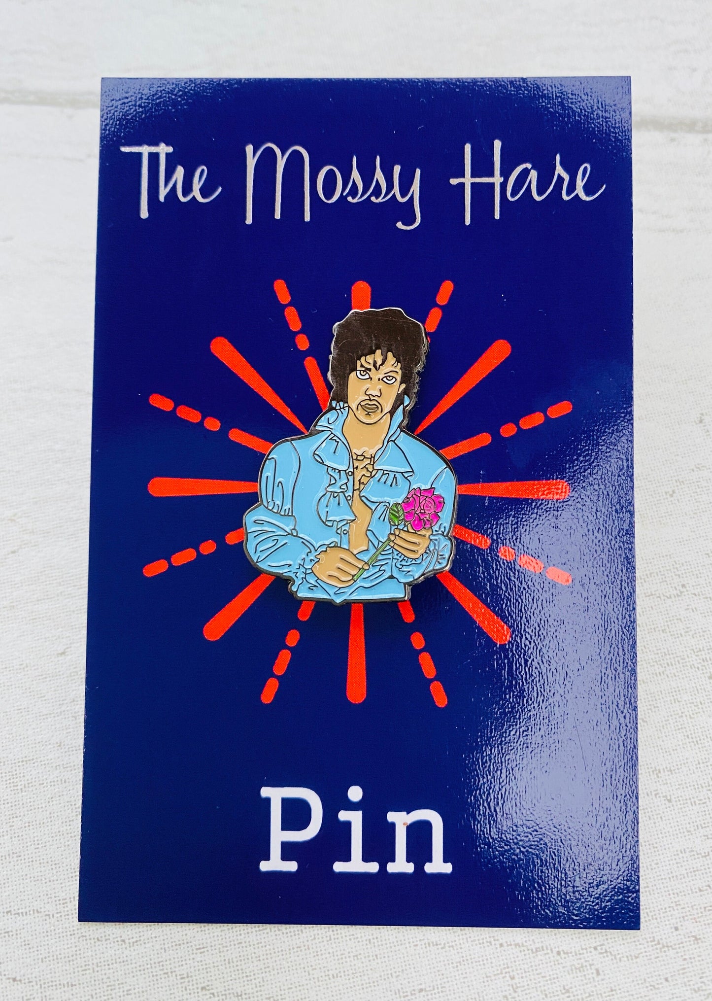 Prince, Bruce Lee & DuPaul Enamel Pin! Badge Lapel