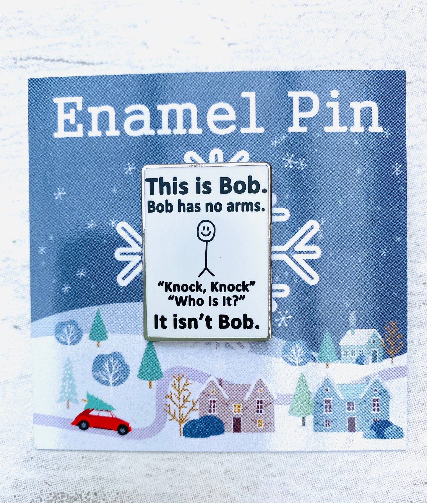Funny Enamel Pin- Humorous Badge Lapel