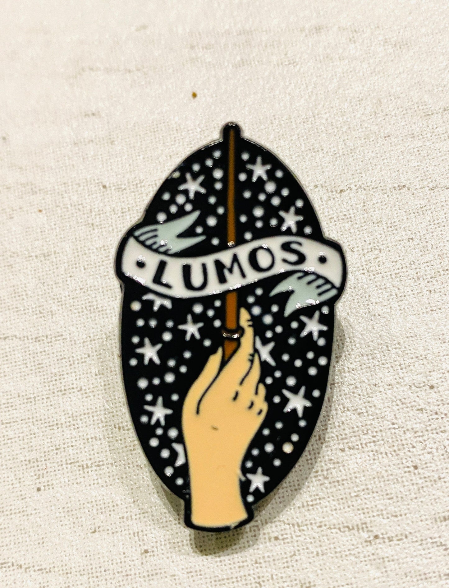 Wizard Enamel Pin- Badge Lapel- Magic Badge