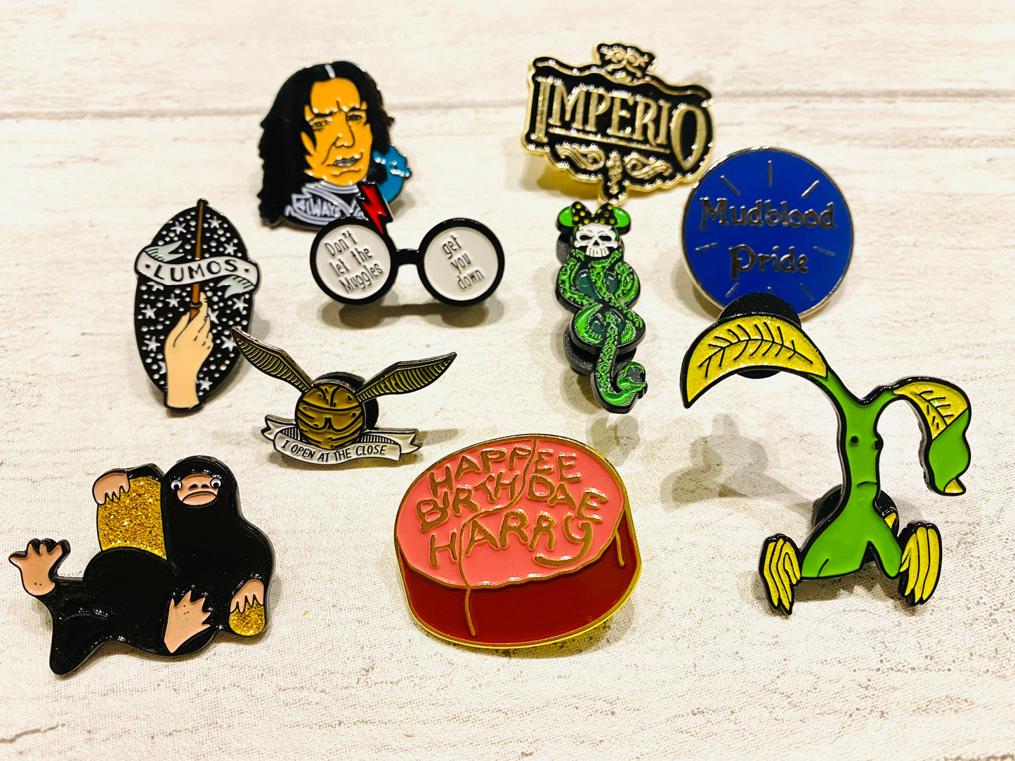 Wizard Enamel Pin- Badge Lapel- Magic Badge