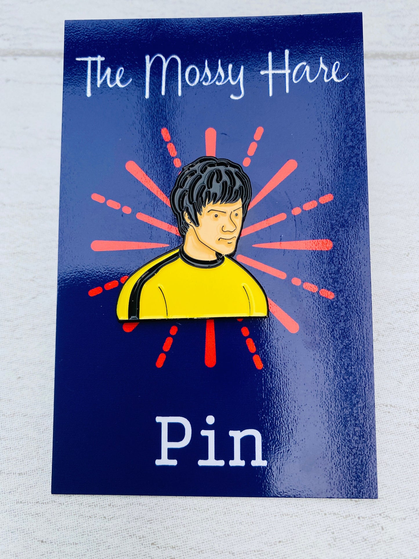 Prince, Bruce Lee & DuPaul Enamel Pin! Badge Lapel