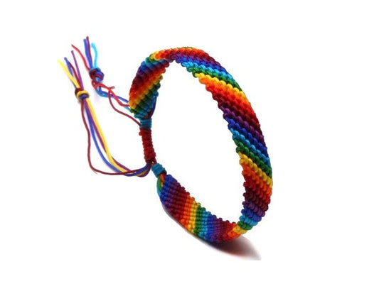 Woven colourful bracelet- Friendship bracelet Boho Hippie Beach Jewelry